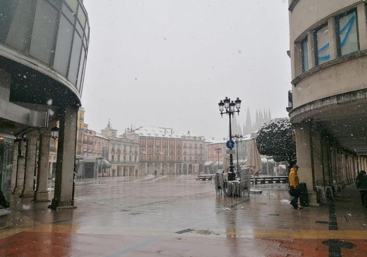 a nieve podría truncar las buenas expectativas de turismo en Burgos para el puente de la Constitución