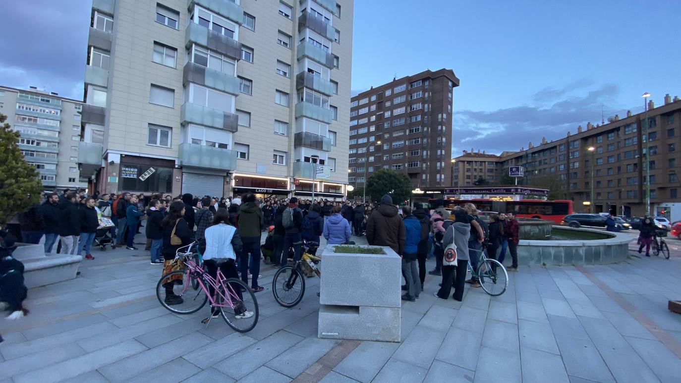 Manifestación en defensa del Centro Social Recuperado Gamonal