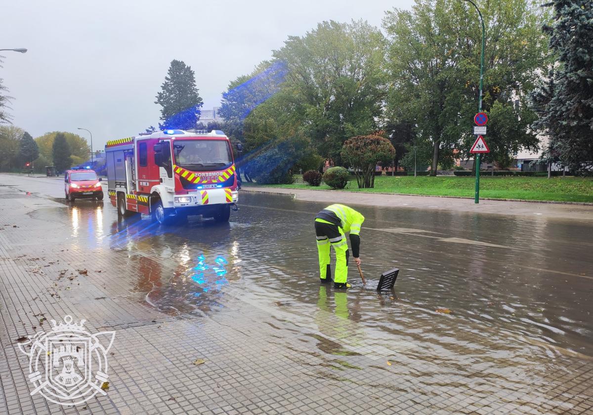 Las lluvias han causado estragos en algunos puntos de Burgos.