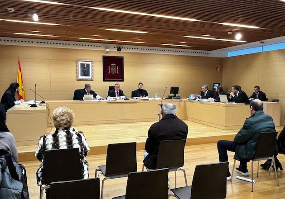 Sesión del juicio de trata.