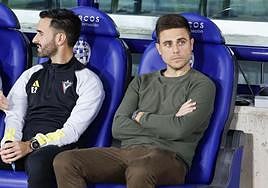 Alessio Lisci, en el banquillo del Ciutat de Valencia.