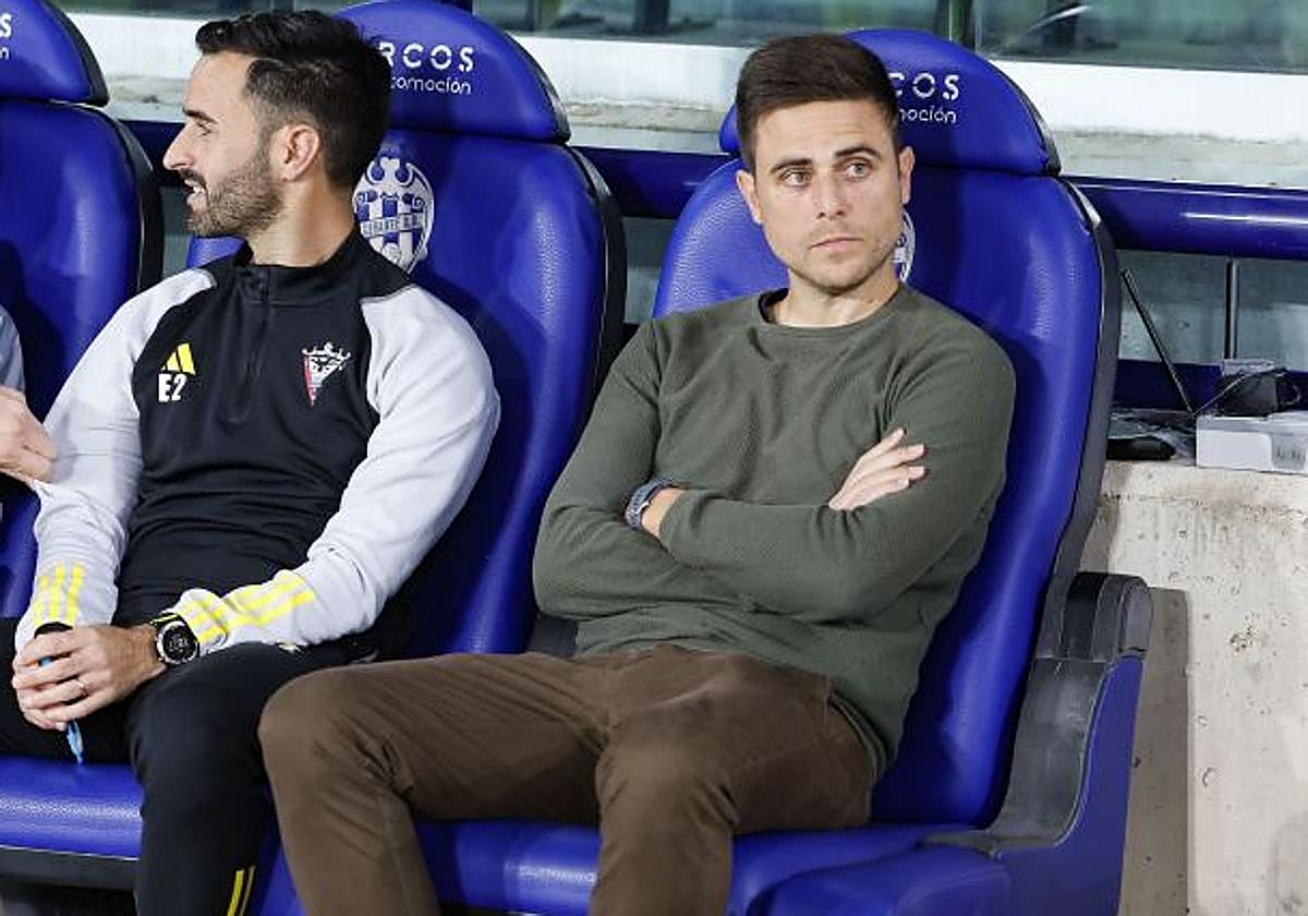 Alessio Lisci, en el banquillo del Ciutat de Valencia.