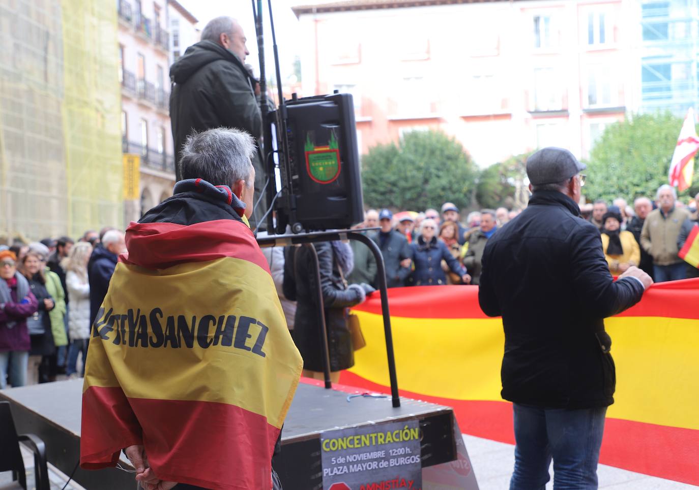 Manifestación contra la amnistía en Burgos