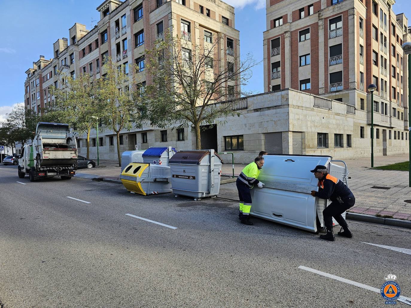 El viento causa decenas de desperfectos en Burgos