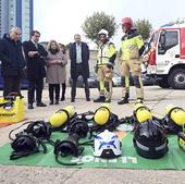 Los Bomberos de Burgos reciben dos nuevos camiones y múltiple material