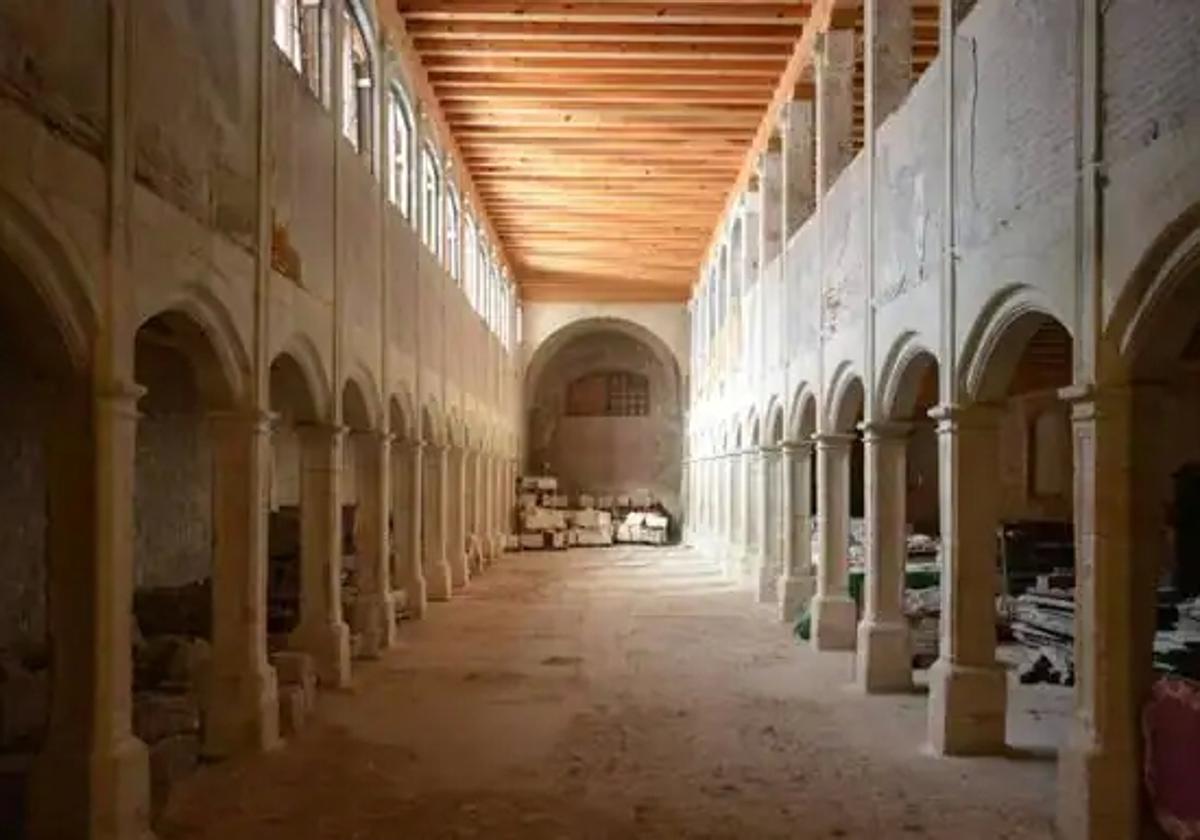 Interior del Hospital de la Concepción.