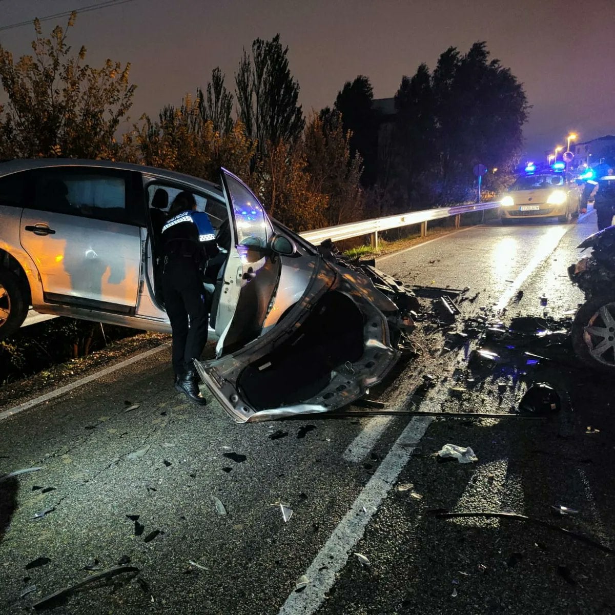 El accidente en Cardeñadijo, en imágenes