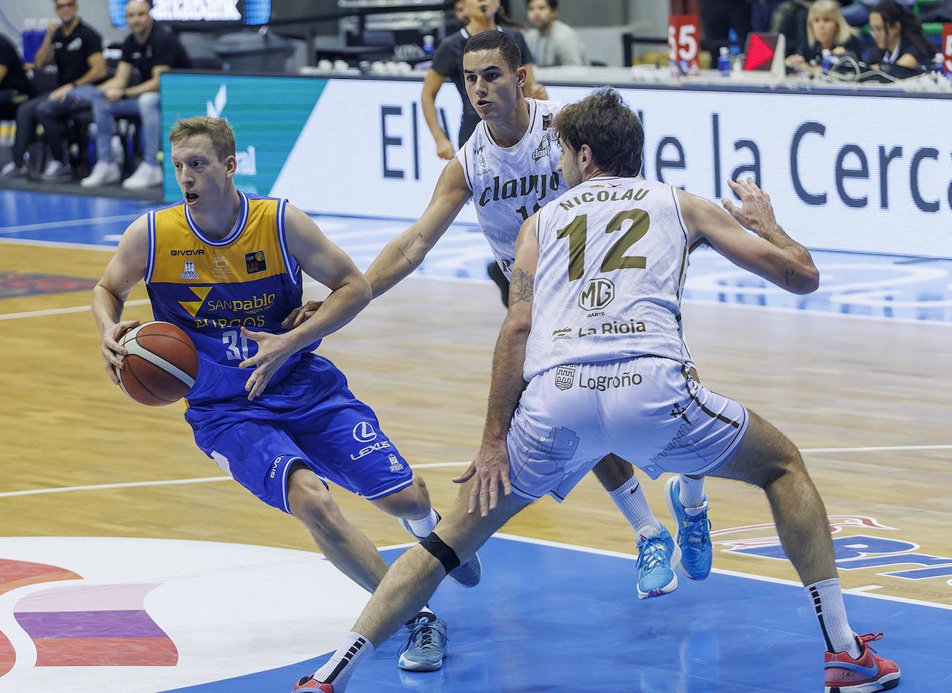 El San Pablo Burgos se impone al Rioverde Clavijo en el Coliseum