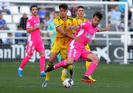 Imagen del encuentro disputado entre Burgos CF y Mirandés en El Plantío la temporada pasada.