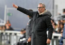 Jon Pérez Bolo, entrenador del Burgos CF.