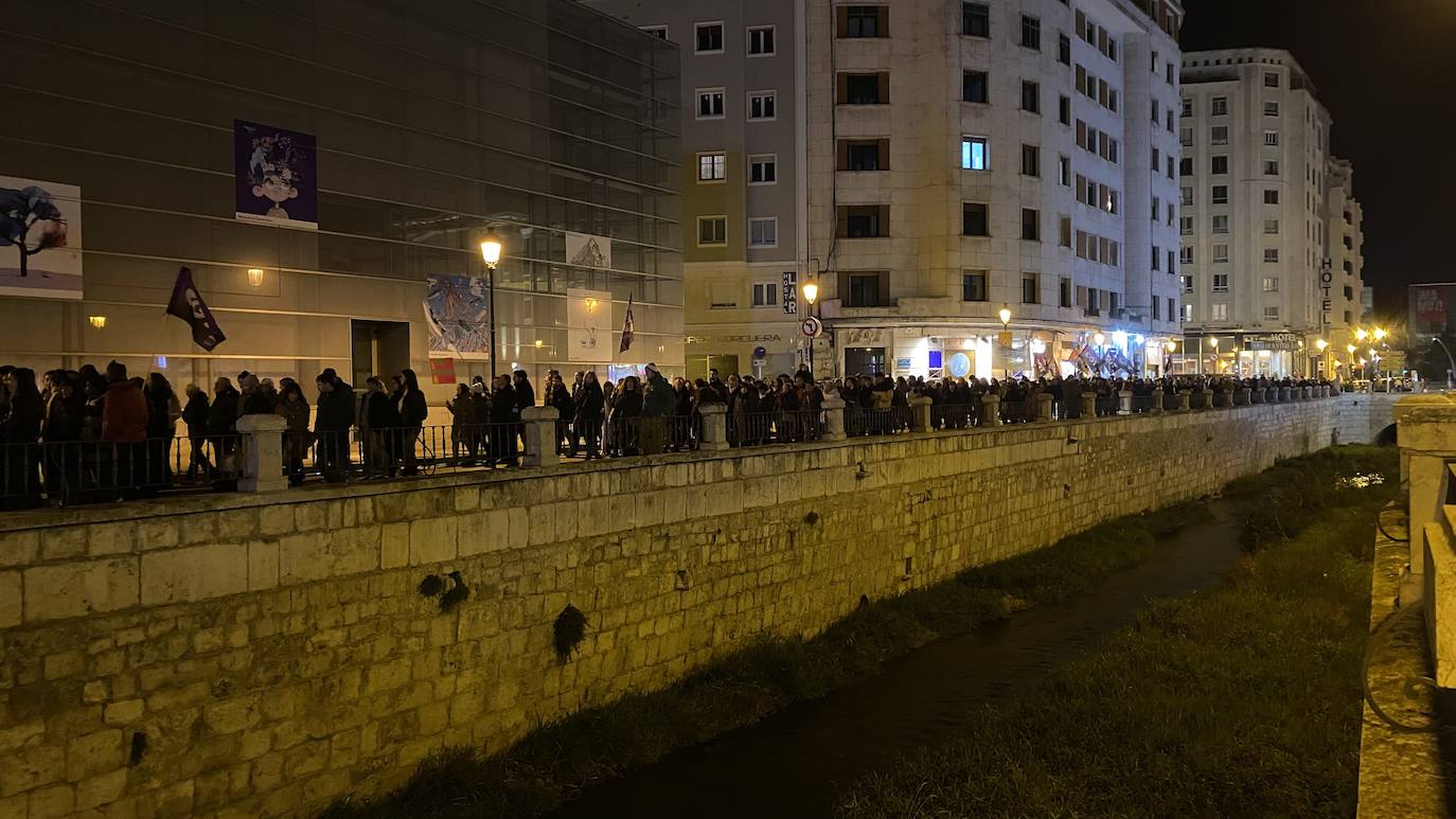 La manifestación del 25-N en Burgos, en imágenes