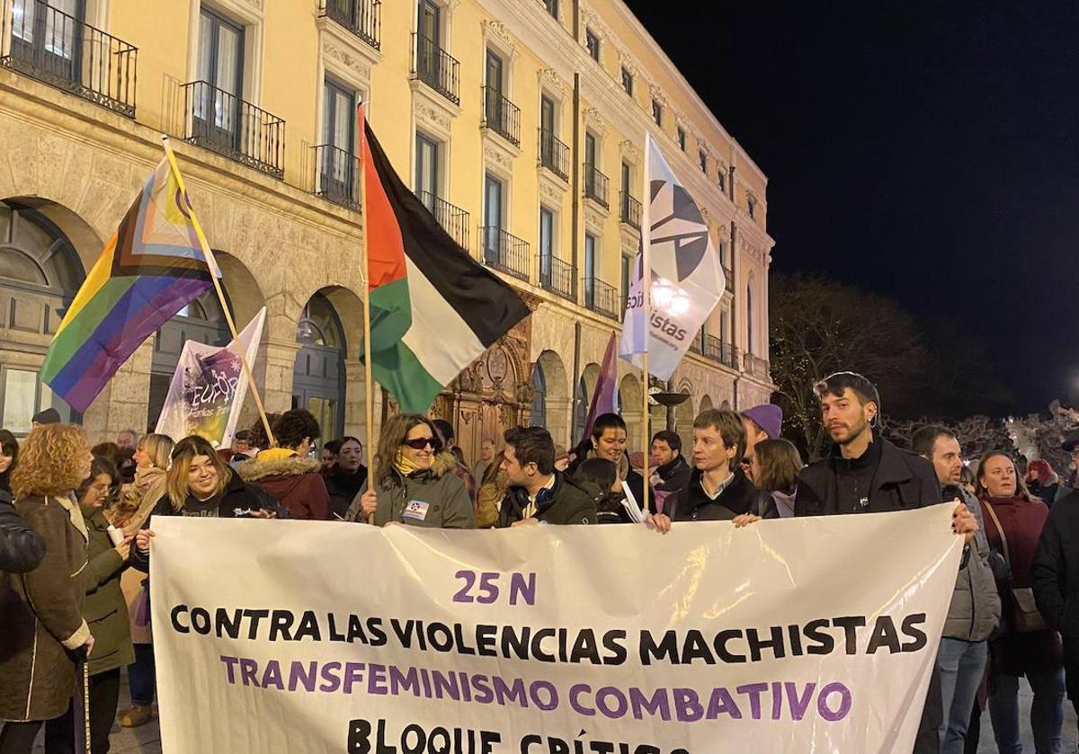 La manifestación del 25-N en Burgos, en imágenes