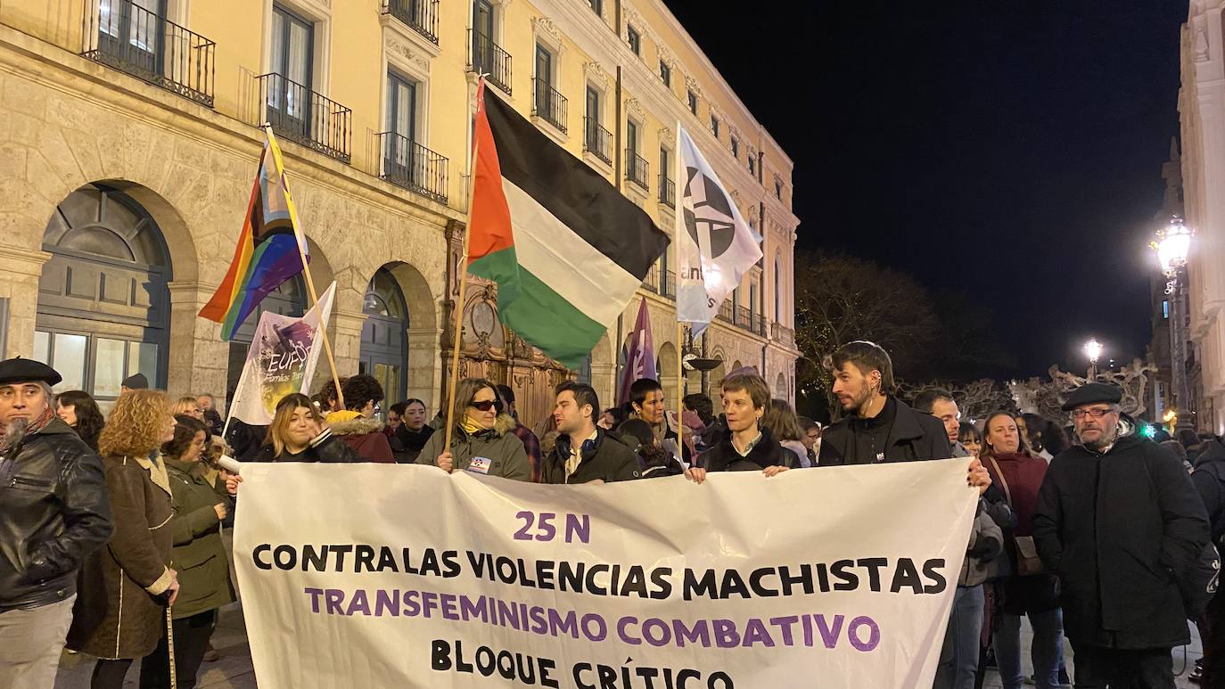 La manifestación del 25-N en Burgos, en imágenes