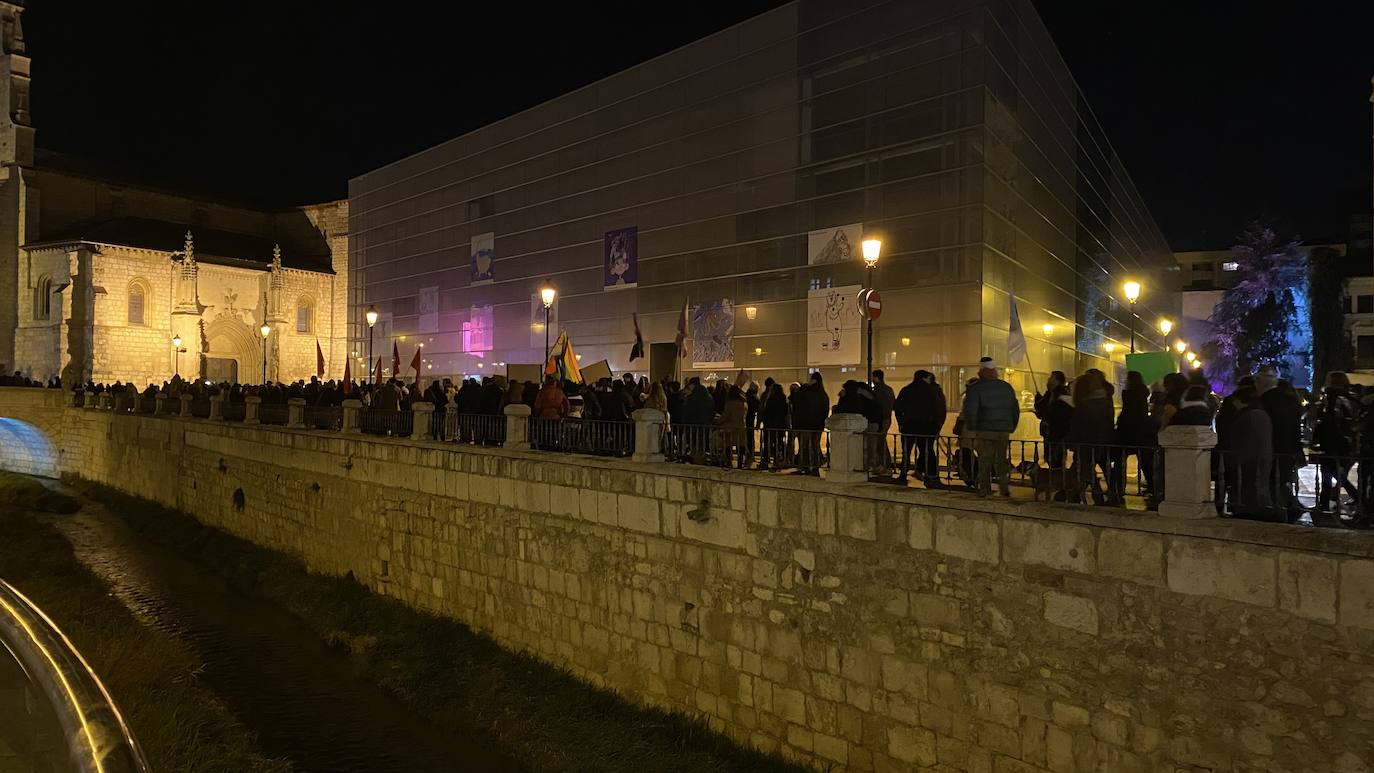 La manifestación del 25-N en Burgos, en imágenes