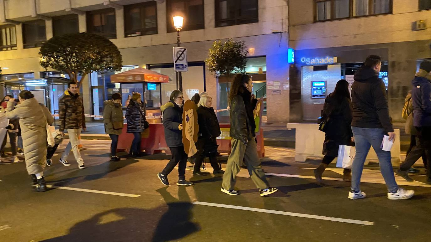 La manifestación del 25-N en Burgos, en imágenes