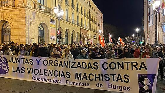 Burgos grita contra la violencia machista