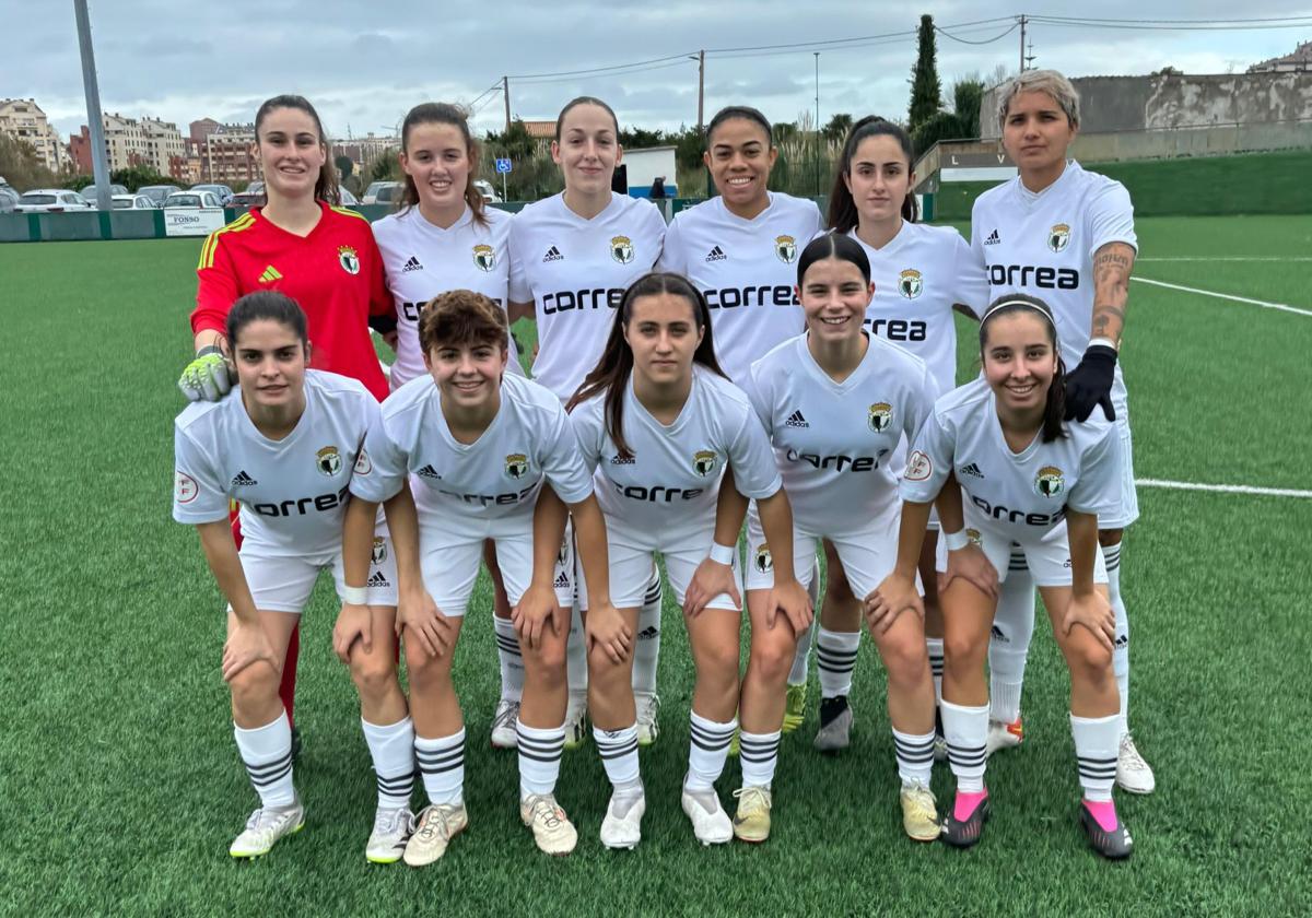 Alineación inicial del Burgos CF femenino.