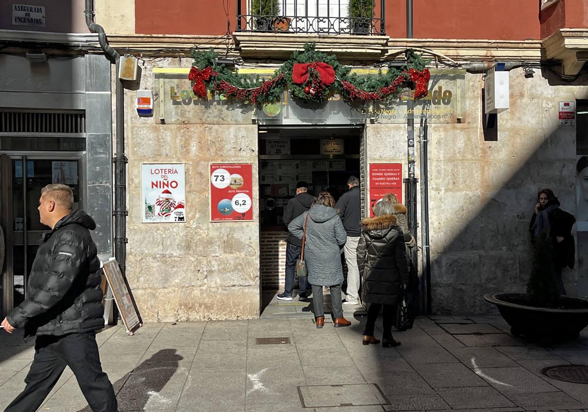 El Gato Negro, la administración líder de Castilla y León en Lotería de Navidad