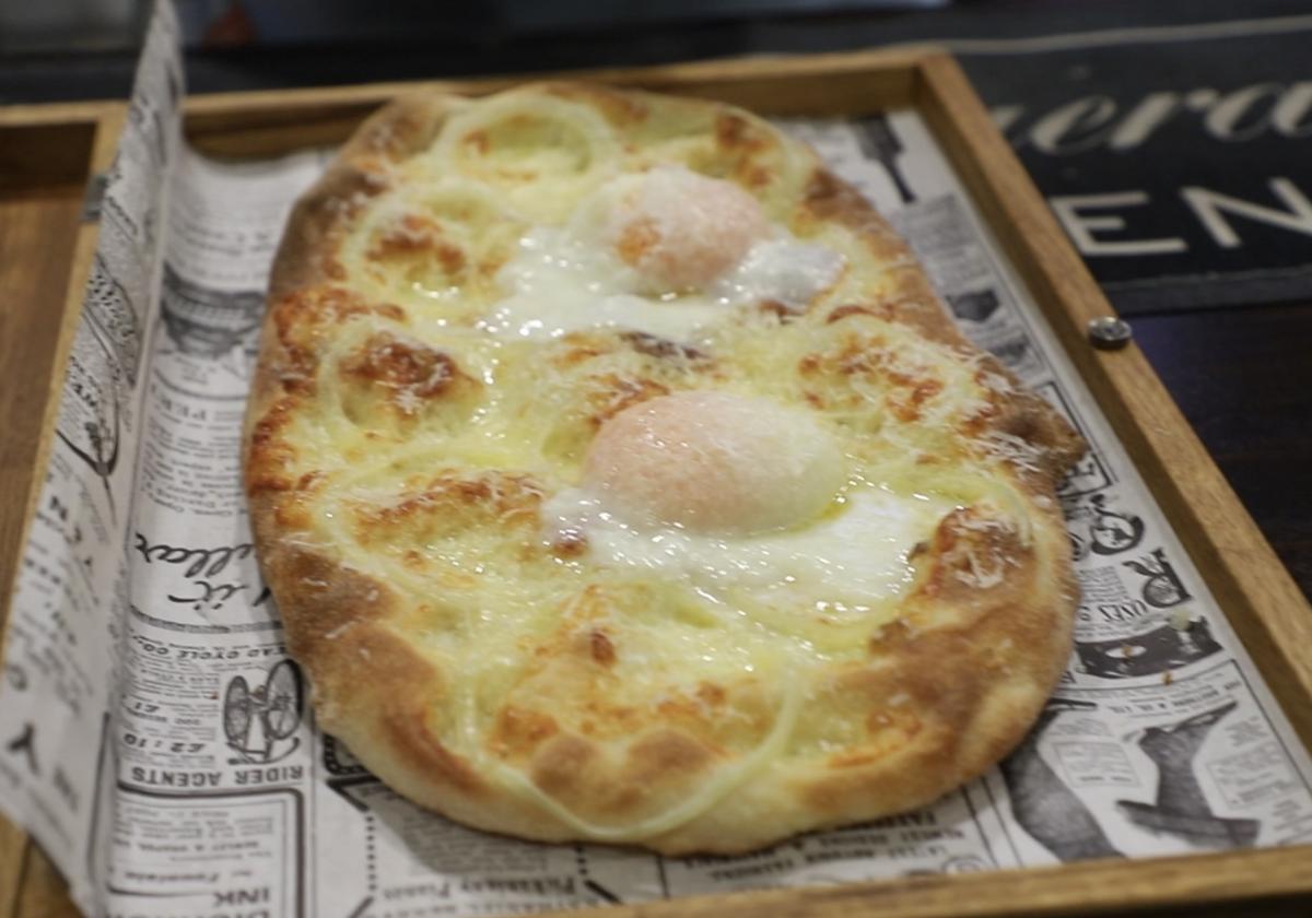 La No-Nara, pizza creada por La Rima Fast-Food Gourmet