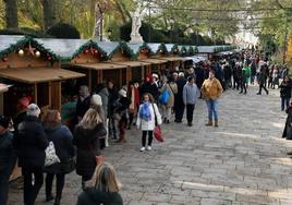 Mercado Navideño de Oficios Artesanos en Burgos.