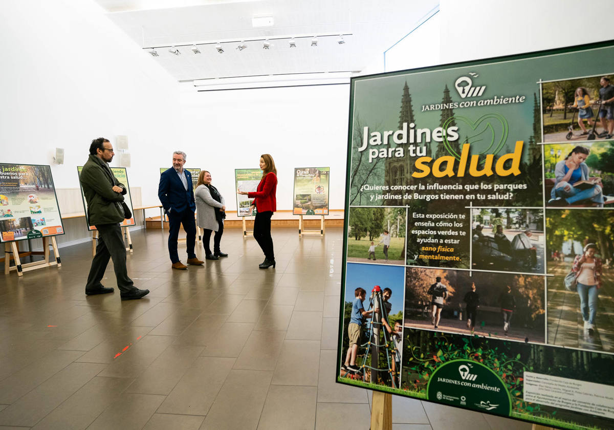 Exposición ambiental 'Jardines para tu salud'.