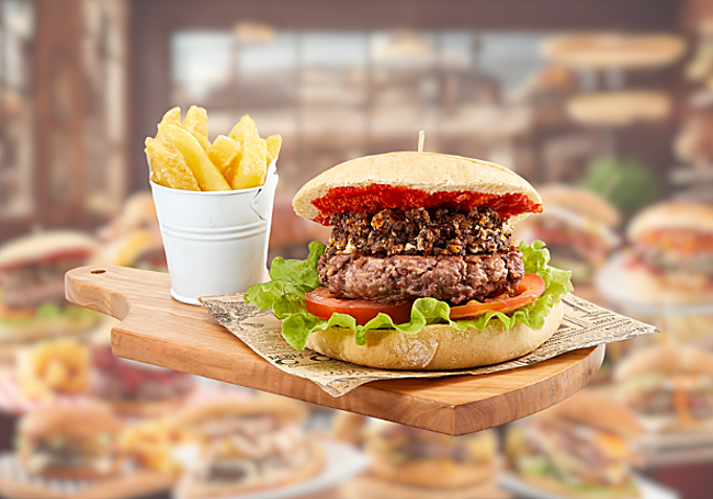 Hamburguesa 'La Burgalesa' del restaurante burgalés 'California 3'