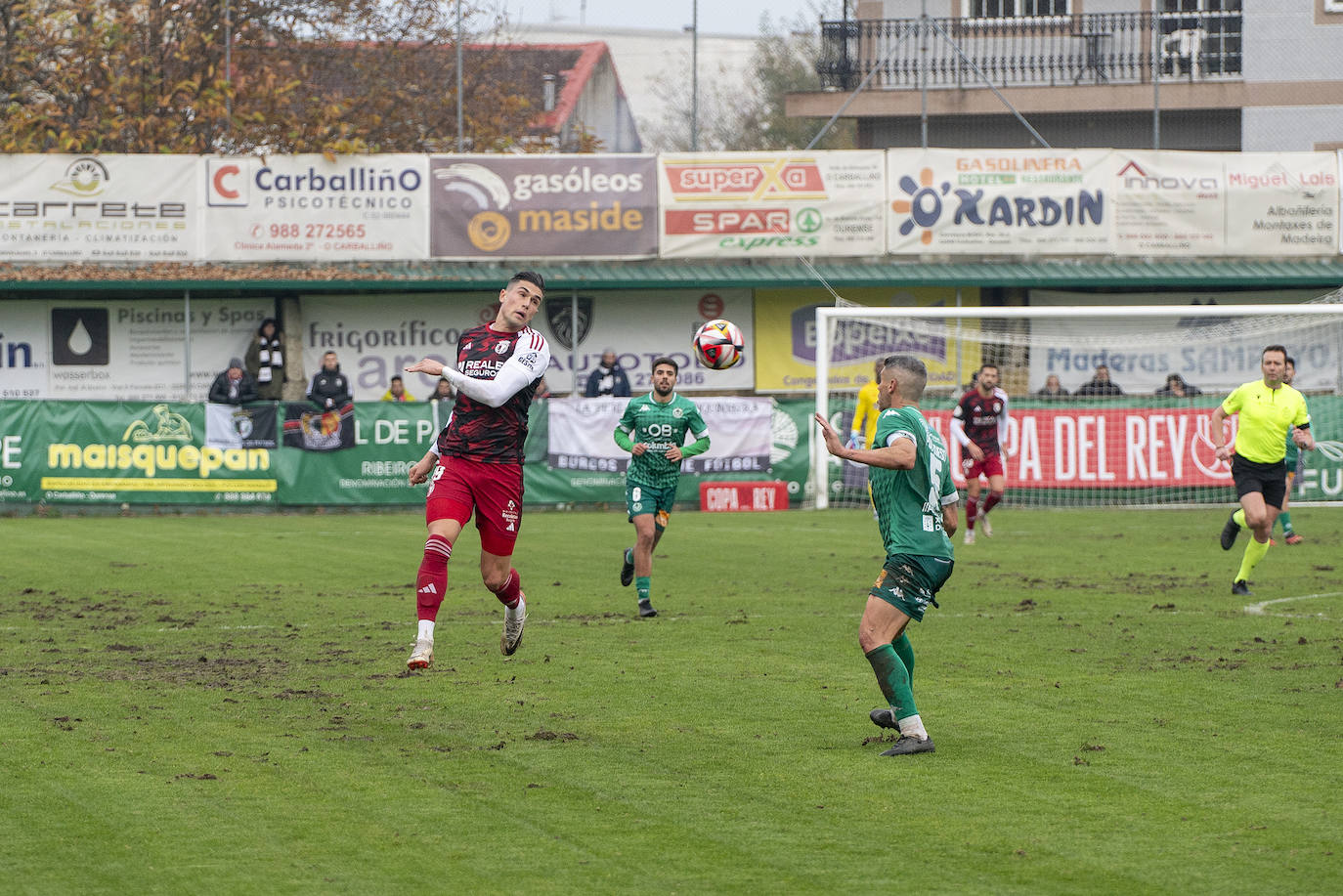 El pase del Burgos CF a dieciseisavos de Copa, en imágenes