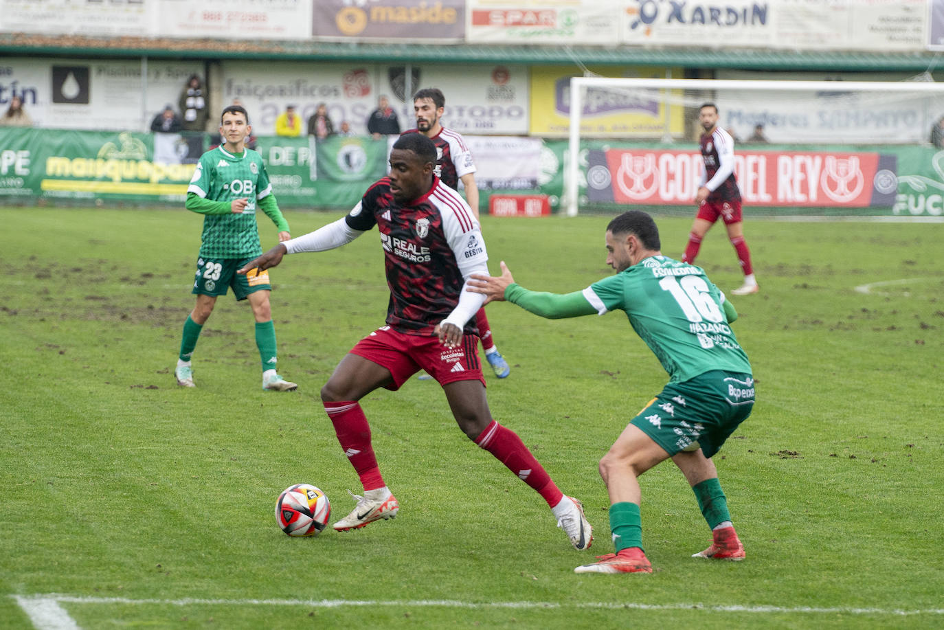 El pase del Burgos CF a dieciseisavos de Copa, en imágenes