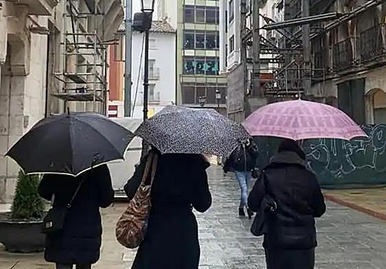 Los paraguas volverán a ser necesario en Burgos.