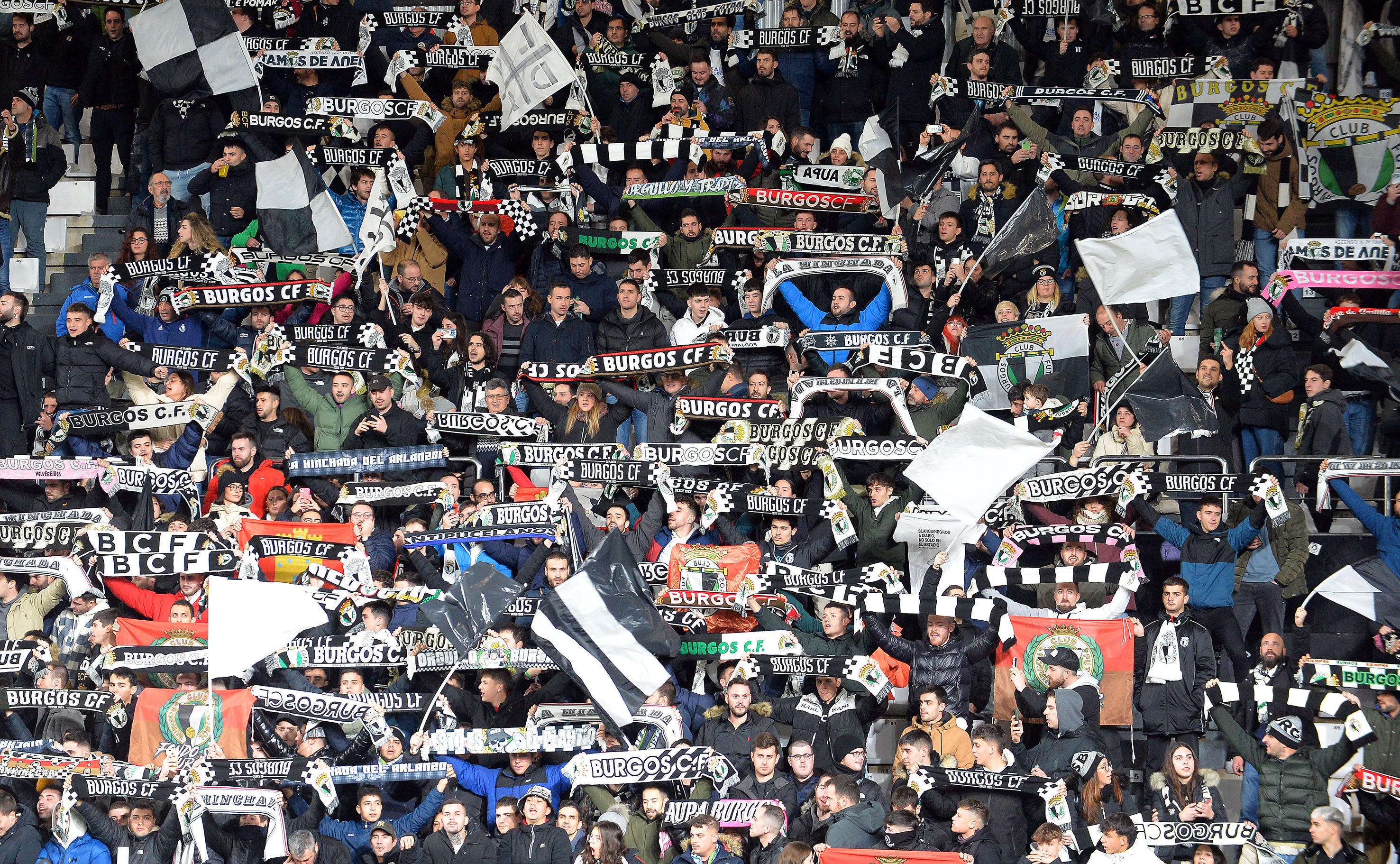 El derbi de Burgos, en imágenes