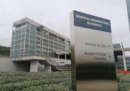 Entrada del Hospital Universitario de Burgos