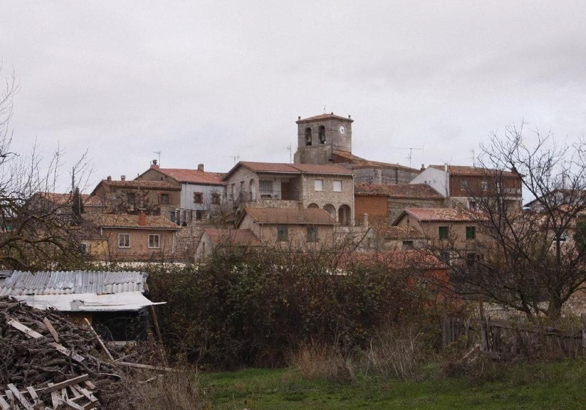 Vista de Modúbar de la Emparedada, en Burgos.