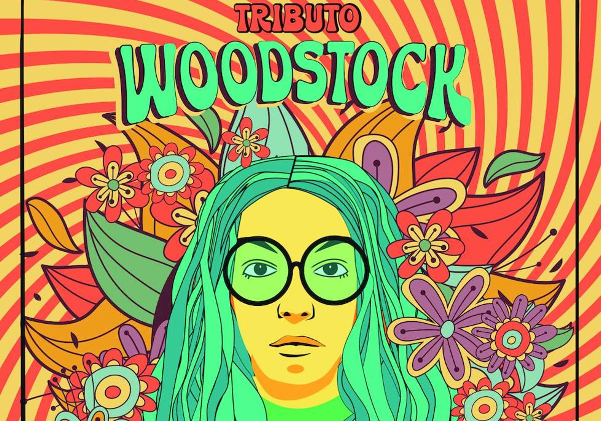 Cartel del Burefest Tributo a Woodstock.