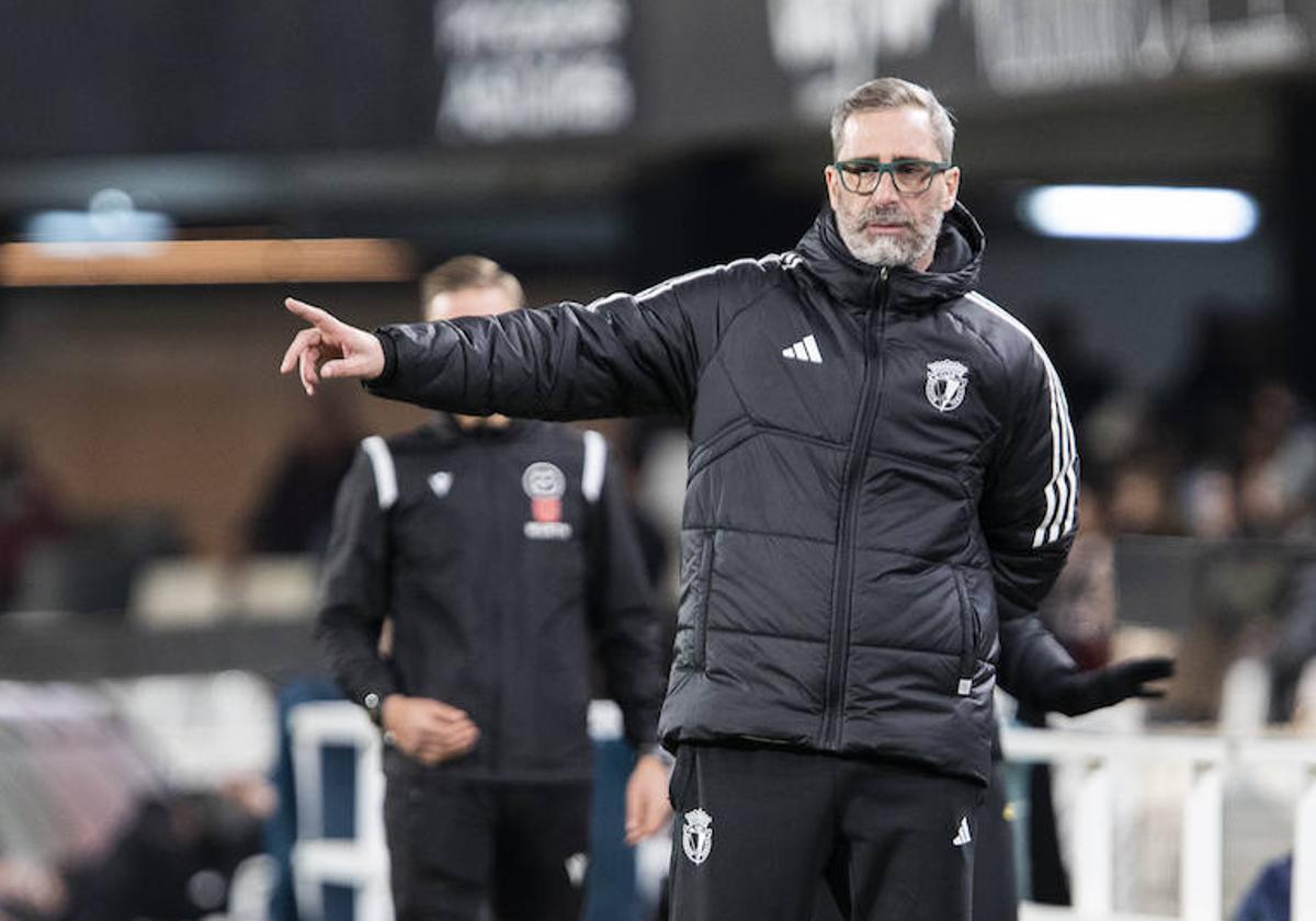 Jon Pérez Bolo, entrenador del Burgos CF.