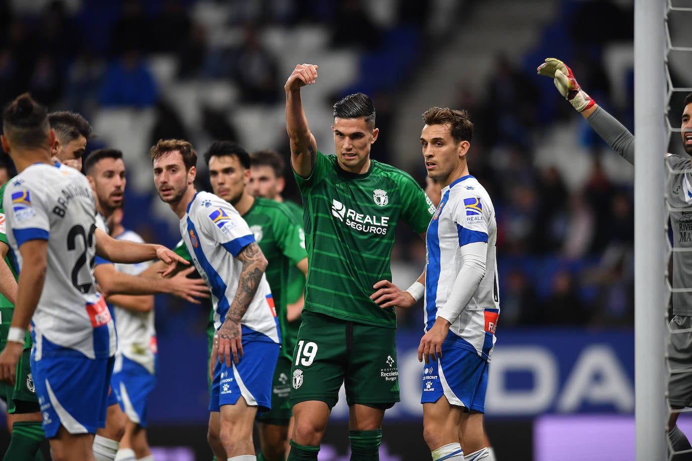 El empate entre el RCD Espanyol y el Burgos CF, en imágenes