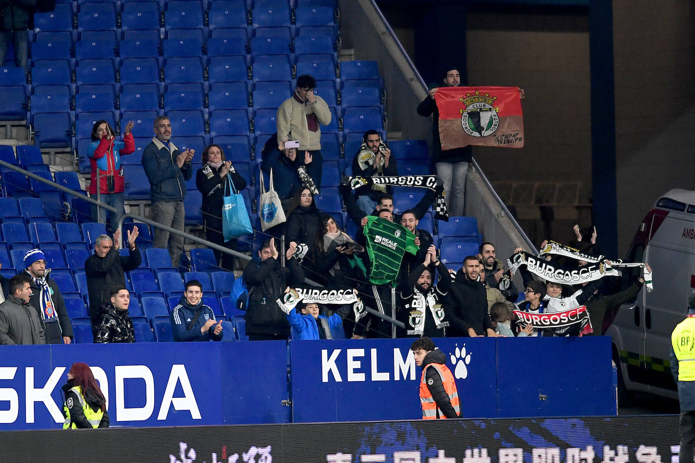 El empate entre el RCD Espanyol y el Burgos CF, en imágenes