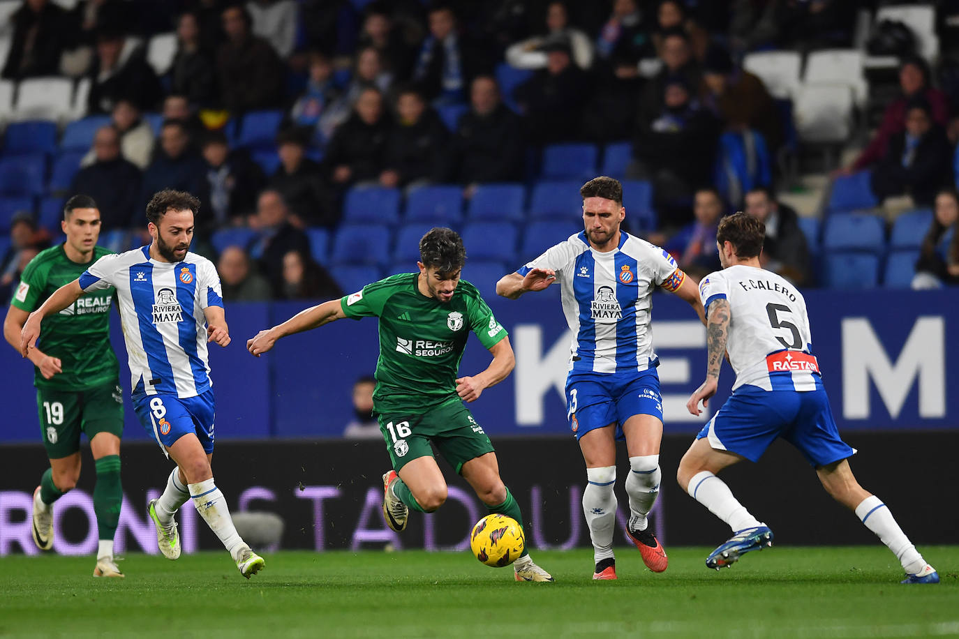 El empate entre el RCD Espanyol y el Burgos CF, en imágenes