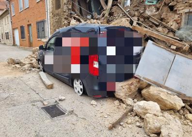 Imagen secundaria 1 - El fuerte viento provoca daños materiales en Burgos