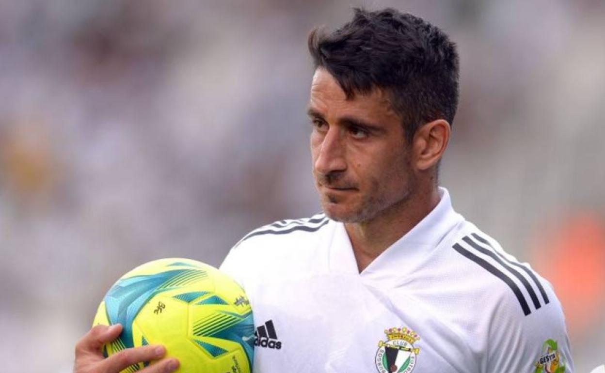 Saúl Berjón se ha despedido hoy del club y la ciudad. 