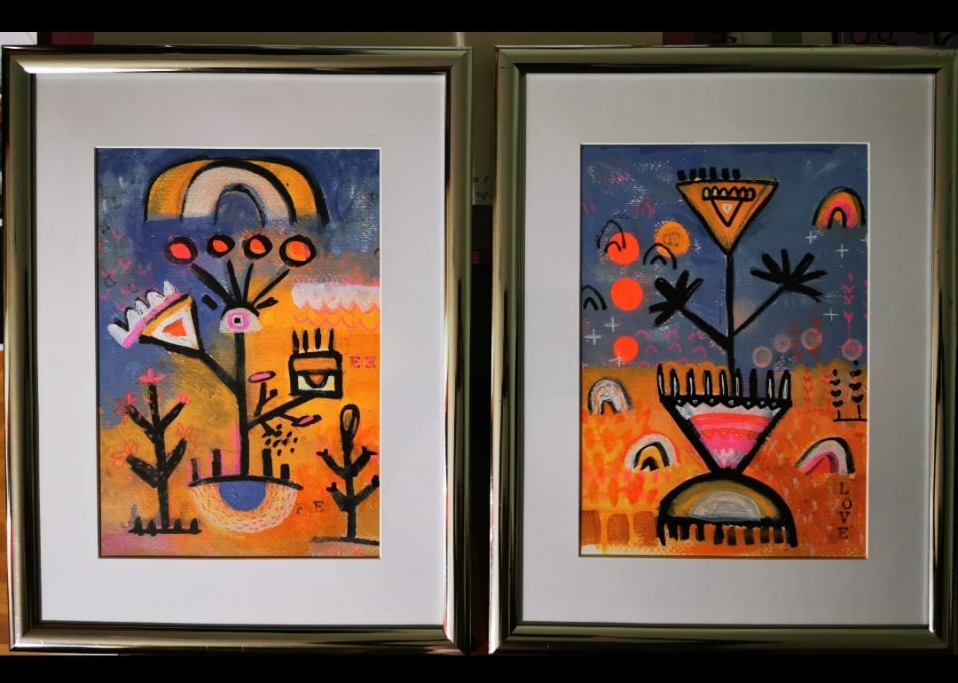 Fotos: Artistas ucranianos exponen en la Biblioteca Miguel de Cervantes de Burgos