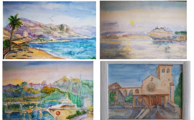 Fotos: Artistas ucranianos exponen en la Biblioteca Miguel de Cervantes de Burgos