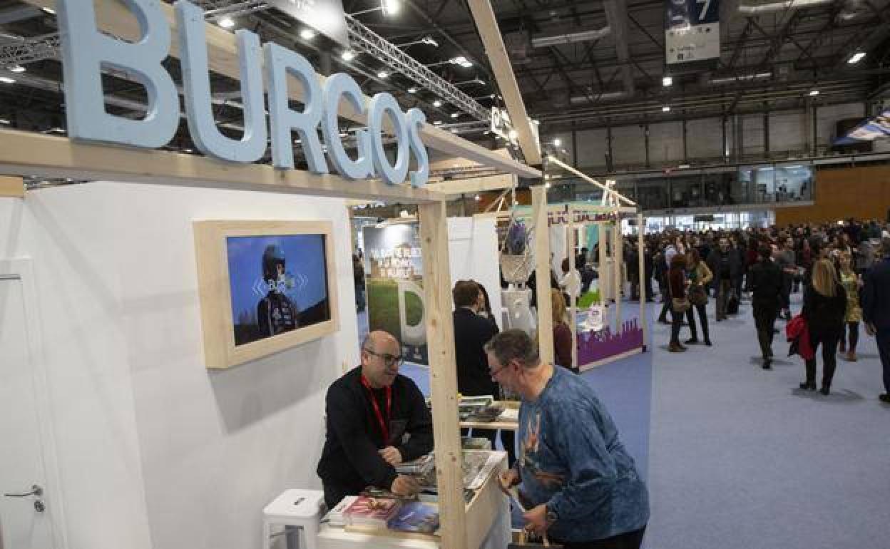 Stand de Castilla y León, del que formaba parte Burgos en 'Fitur 2020'. 