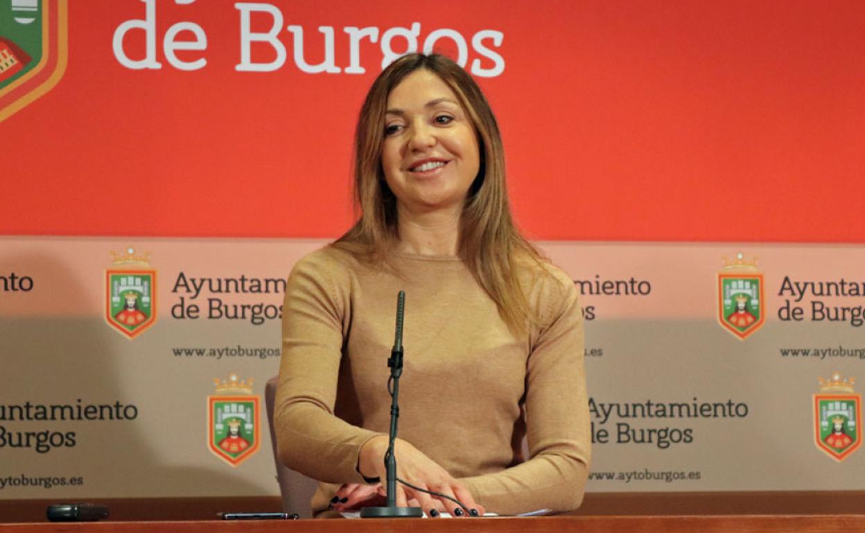 Carolina Blasco, portavoz del PP en el Ayuntamiento de Burgos.