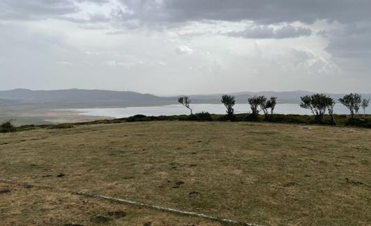 Imagen del embalse desde el puerto de El Escudo. 