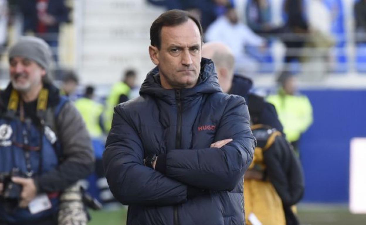 Joseba Etxeberría, entrenador del CD Mirandés. 