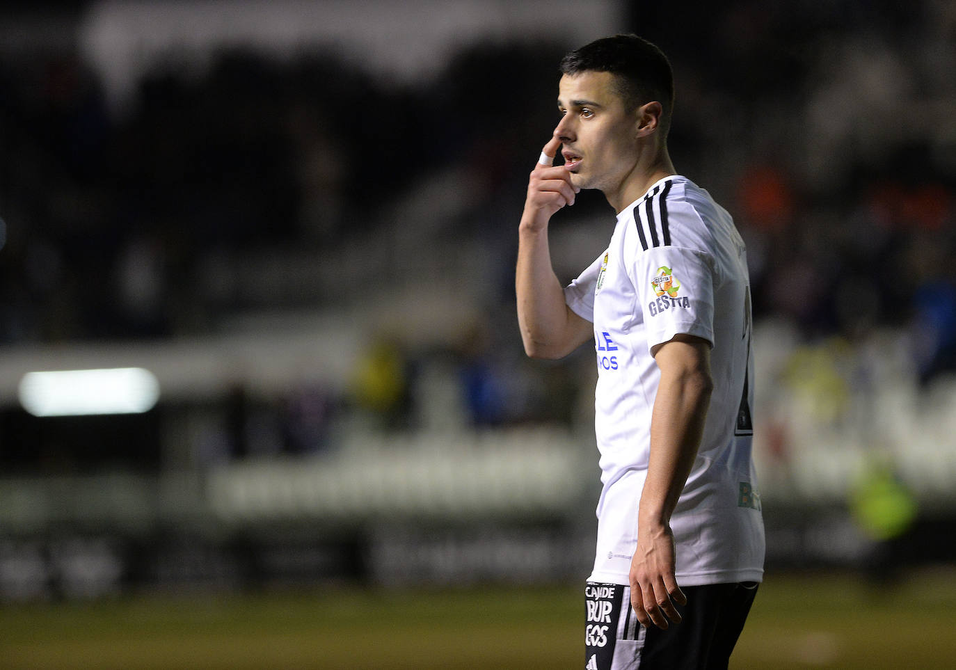 Imágenes del empate entre el Burgos CF y la UD Las Palmas este lunes en El Plantío