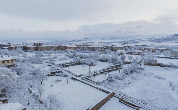 Enero dejó 300 litros por metro cuadrado en el Norte de Burgos, con más frío del habitual