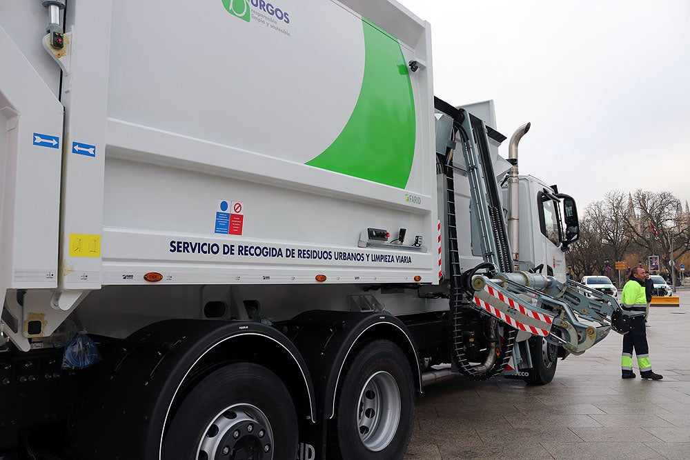 Fotos: Llegan a Burgos los nuevos vehículos para la recogida de basuras y la limpieza viaria