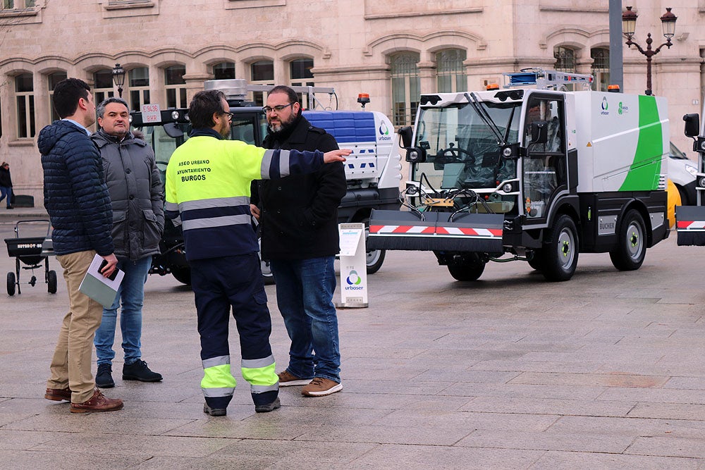 Fotos: Llegan a Burgos los nuevos vehículos para la recogida de basuras y la limpieza viaria