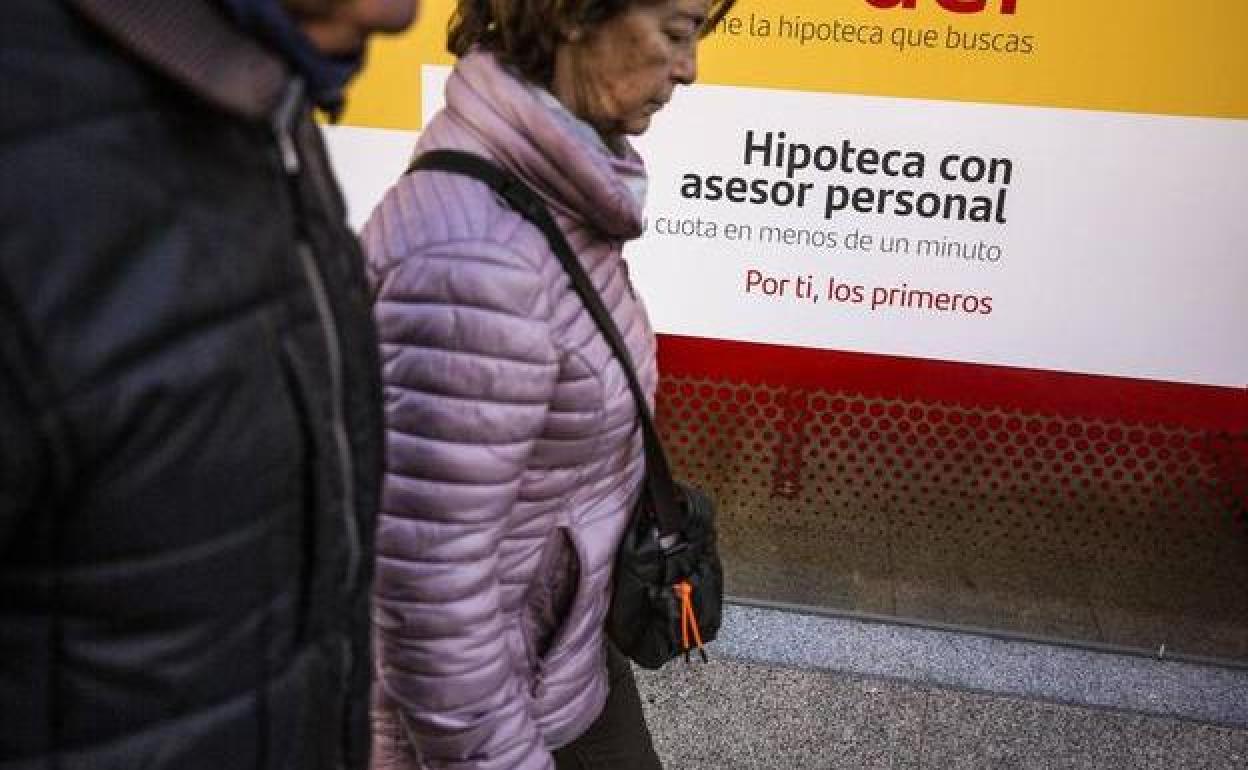 El euríbor se va a récord del 3,45% tras la subida de tipos